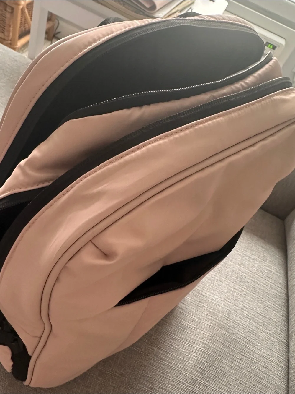 Calpak Luka 15” Backpack in Rose Quartz